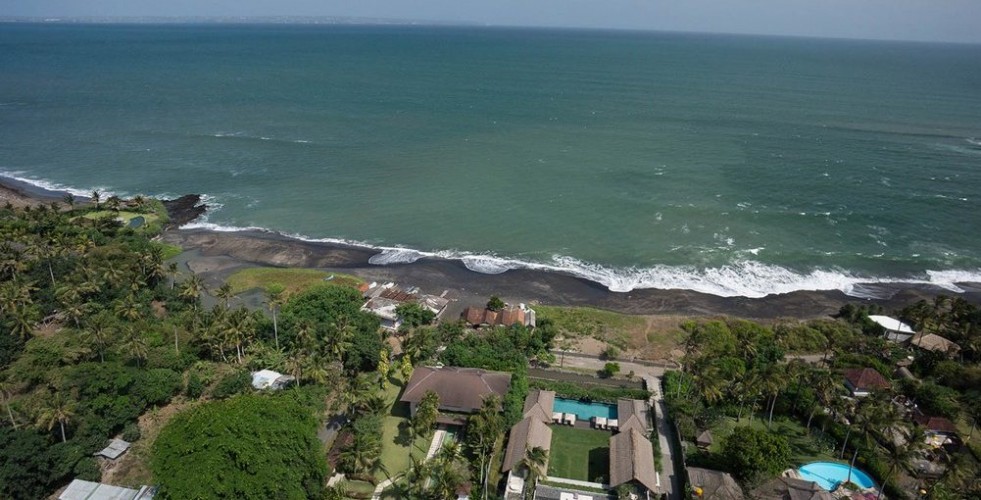 Seseh Beach Villas Two - Villa Beachfront Aerial
