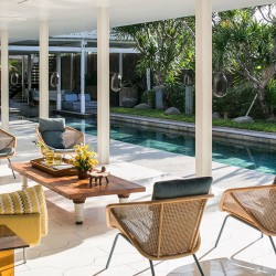 Villa 1880 - Pool View from Living Area