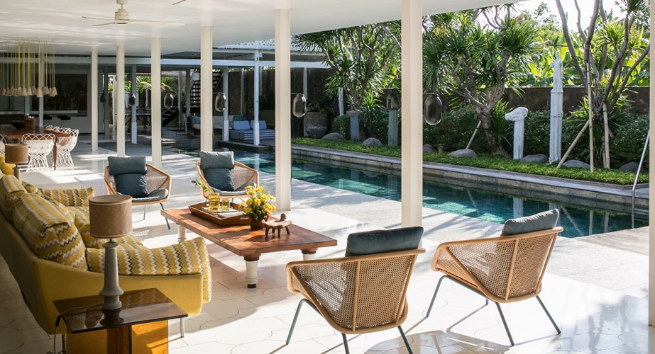 Villa 1880 - Pool View from Living Area