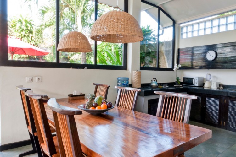 Villa Surga - Dining Area and Kitchen