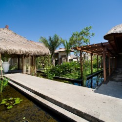 Villa Mary - Path and Pond Inside Villa