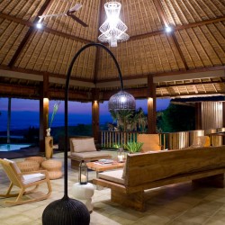 Villa Mary - Living Area at Evening