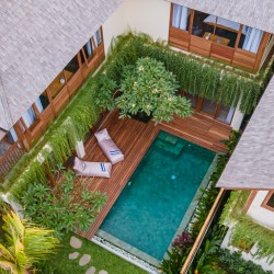 Anandathu Villas - Pool from Above