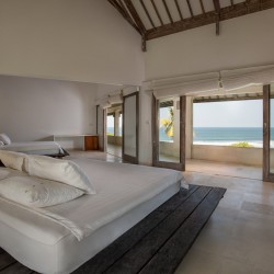 Villa Babar - Bedroom Two with Double King Size Bed and Ocean View