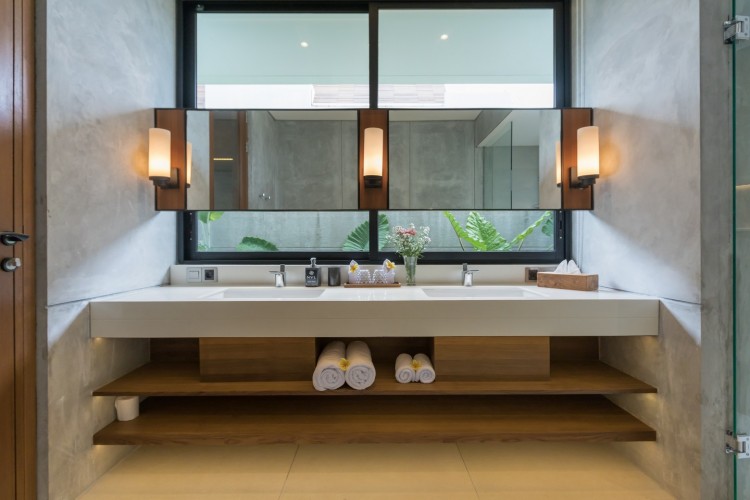 Villa NVL Canggu - Sink in Bathroom