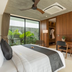 Villa NVL Canggu - Bedroom Two with View