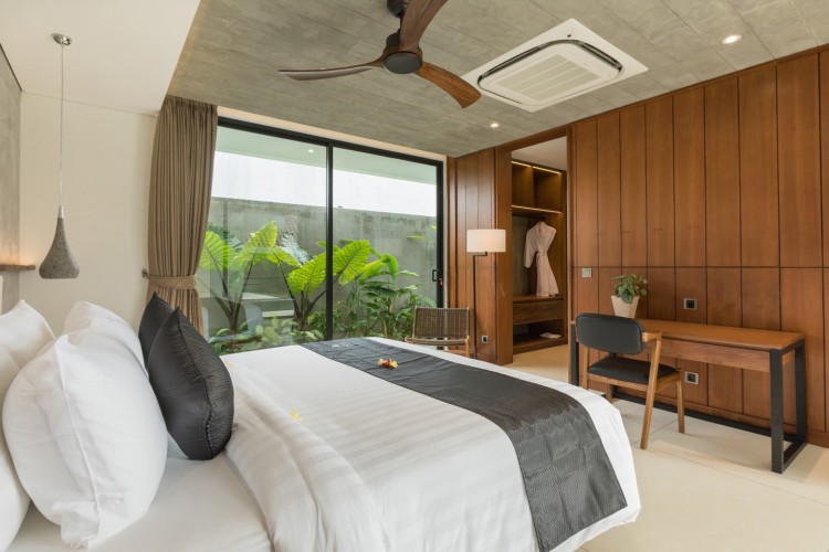 Villa NVL Canggu - Bedroom Two with View