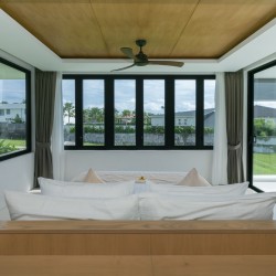 Villa NVL Canggu - Bedroom Three with View
