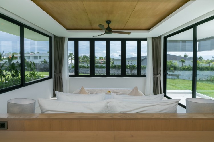 Villa NVL Canggu - Bedroom Three with View