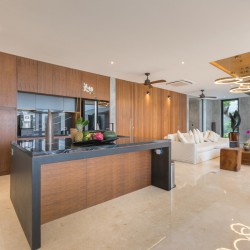 Villa NVL Canggu - Kitchen and Living Area