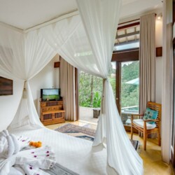 Villa Umah Shanti - Bedroom One with View