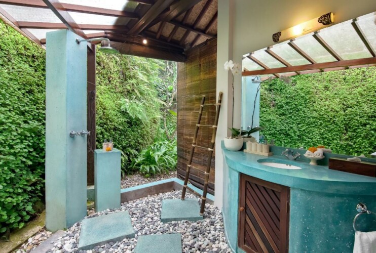 Villa Umah Shanti - Semi Open Bathroom