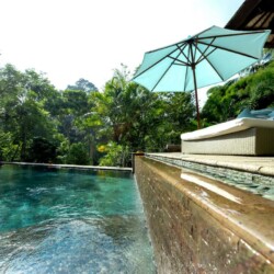 Villa Umah Shanti - Pool and Sunlounger