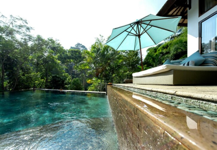 Villa Umah Shanti - Pool and Sunlounger