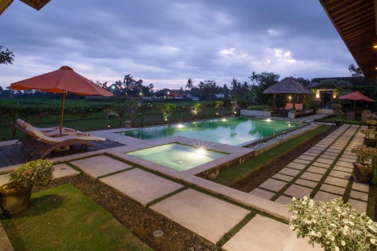 Villa Griya Aditi - Pool at Dusk