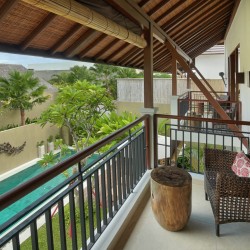 The Kumpi Villas - 2BR - Pool View from Upper Floor Balcony