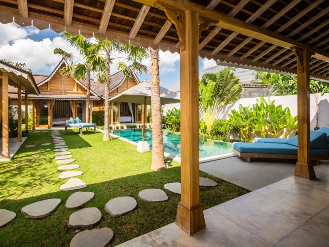 Villa Du Bah - Garden View from Living Area