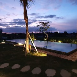 Villa Cahaya - Villa Ambience at Dusk