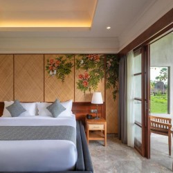 Adiwana Bisma Ubud - Bedroom with Ricefield View