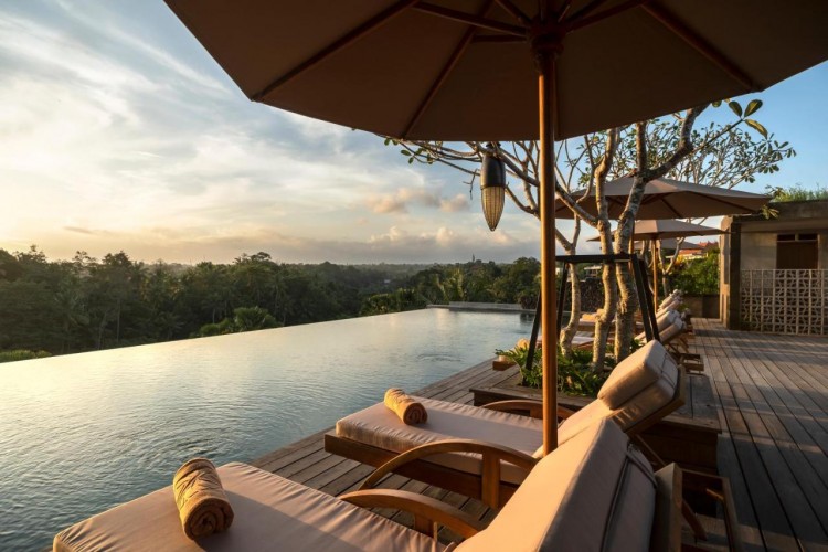 Adiwana Bisma Ubud - Pool and Sunloungers