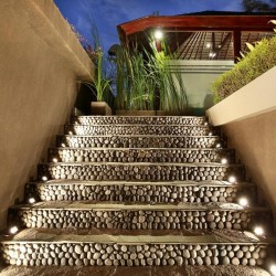 Ziva a Boutique Villa - Stairs in Villa at Evening