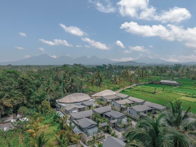 Villa Daun Lebar - Villa from Above