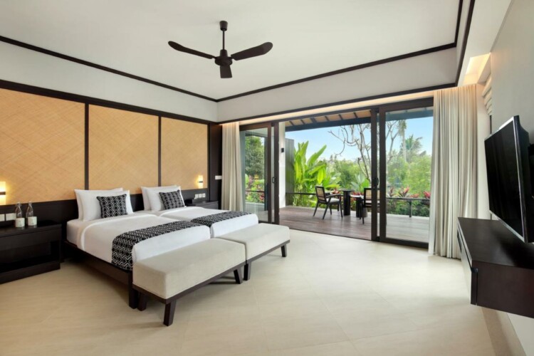 Villa Uma Tirtha - Bedroom Two with Veranda