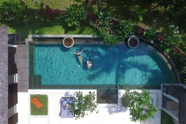 Villa Uma Tirtha - Pool from Above